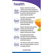 Tiny Tabs Multivitamin With Fermented Priobiotics + Whole Foods + Vitamin D3 + B Vitamins + Organic NonGmo Ingredients 192 Ct
