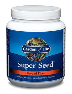 Super Seed Vegetarian Whole Food Fiber Supplement With Protein And Omega 3 5Oz 600G Powder