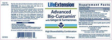 Advanced Biocurcumin With Ginger And Turmerones 30 Softgels 2Pack