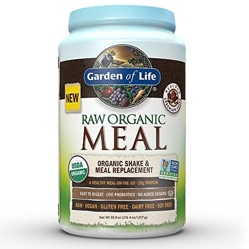 Meal Replacement Organic Raw Plant Based Protein Powder Chocolate Vegan Glutenfree 35.9Oz 2Lb 4Oz/1017G Powder