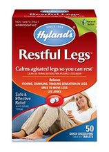 Hyland Restful Legs Tablets Natural Relief Of Itching Crawling Tingling And Leg Jerk 50 Count