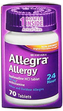 Adult 24 Hour Allergy Tablets 180Mg 70 Count