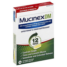 Dm Maximum Strength 12 Hour Expectorant And Cough Suppressant Bilayer Tablets 14 Count