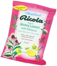 Cough Suppressant Throat Drops Honey Lemon With Echinacea 24 Drops Pack Of 12