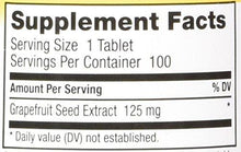 Gse Tablets 125 Mg 100 Count