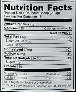 Whey Protein Double Rich Chocolate 16 Ounce