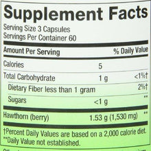 Hawthorn Berries 510 Mg. 180 Vegcapsules