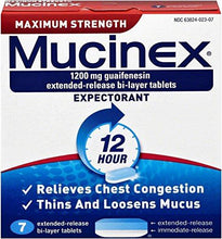 Se 12 Hr Max Strength Chest Congestion Expectorant Tablets 168Ct 24X7Ct
