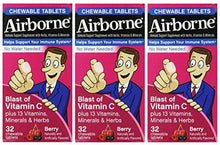 Airborne Immune Support Berry Chewable Tablets 32 Ct Pack Of 3