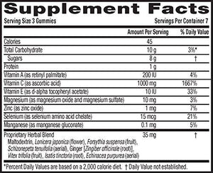 Airborne Gummies Orange 21 Ct
