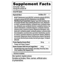 Raw Probiotics Ultimate Care Acidophilus And Bifidobacteria Live Culture Probiotic Gluten Soy And Gmofree 30 Vegetarian Capsules