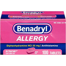 Benadryl Allergy Ultratabs Tablets 100 Count