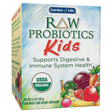 Raw Probiotics Kids Acidophilus And Bifidobacteria Organic Probiotic Supports Digestive Health And Immune System Gluten And Soyfree Certified Organic 3.4 Oz