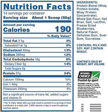 On Whey Oats Protein Powder With 14 Servings Blueberry Muffin 1.54 Pound