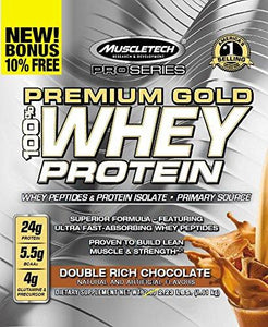 Muscletech Premium Gold Whey Protein Premium Whey Protein Powder Instantized And Ultra Clean Whey Protein Double Rich Chocolate 2.3 Pounds