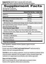Natural Sinus Support Herbal Immune Balance Sinus With Enzyme Blend Vegetarian 60 Capsule