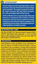 Whey Sport Protein Powder AllInOnePostWorkout Supplement Chocolate 18 Servings