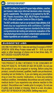 Whey Sport Protein Powder AllInOnePostWorkout Supplement Chocolate 18 Servings