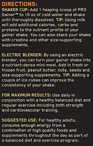 Pro Gainer Protein Powder Vanilla Custard 5.09 Pounds