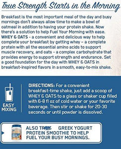 On Whey Oats Protein Powder With 14 Servings Blueberry Muffin 1.54 Pound