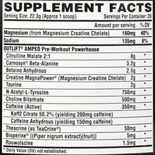 Research Outlift Amped Powder Peach Pineapple 15.7 Ounce