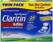 Allergy 24 Hour 10Mg Nondrowsy Reditabs 60Ct