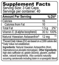 Nature Strongest Hawaii Bioastin Natural Astaxanthin 4Mg 120 Gel Capsules