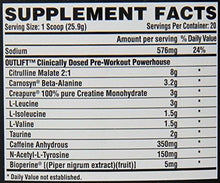 Research Outlift Preworkout Supplement Fruit Punch 496 Gram