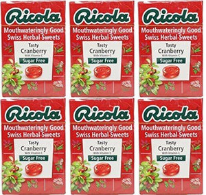6 Pack Cranberry Sf Lozenges Box | 45G | 6 Pack Bundle