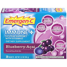 Emergenc Immune+ System Support With Vitamin D Blueberryacai 30Count