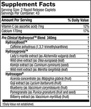 Pro Clinical Weight Loss Formula 60 Caps Twin Pack