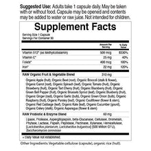 Iron Complex Vitamin Code Raw Iron Whole Food Vitamin Supplement Vegan 30 Capsules