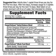 Botanical Enzyme And Fermented Whole Food Supplement Fungal Defense For Digestive Health Vegetarian 84 Caplets