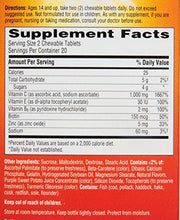 Emergenc Chewables Dietary Supplement Tablet 1000Mg Vitamin C And Vitamin B6 Orange Blast Flavor 40 Count