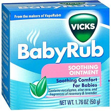 Babyrub Soothing Chest Neck And Back Ointment 1.76 Ounce
