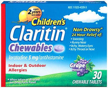 Children Chewable Tablet Grape 30 Count 5 Mg