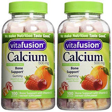 Vitafusion Calcium With Vitamin D3 2 100 Count Bottles 200 Gummies Total