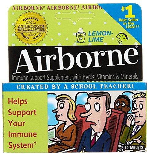 Airborne Lemonlime Size 10Ct Airborne Lemonline 10Ct