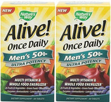 Alive Once Daily 50+ Ultra Potency Tablets 60 2 Pack