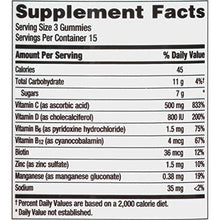 Emergenc Immune+ Gummies Immune System Support With 500Mg Vitamin C Dietary Supplement Caffeine Free Gluten Free Super Orange 45 Count