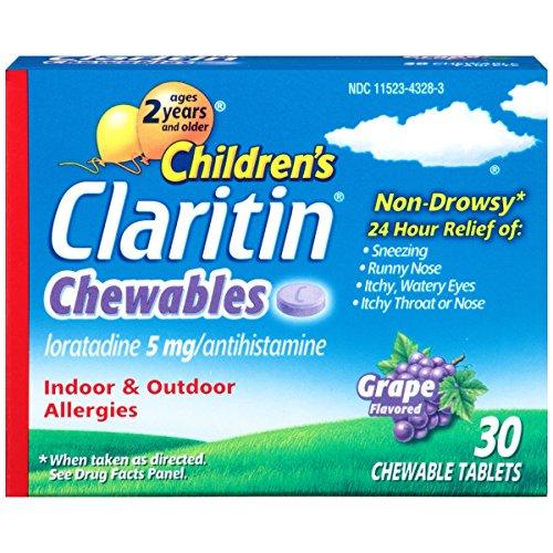 Children Chewable Tablet Grape 30 Count 5 Mg