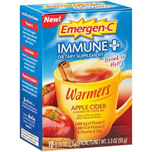 Emergenc Immune+ Warmers Dietary Supplement Apple Cider Flavor 10 Count 0.33 Oz. Packets