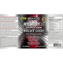 Muscletech Hydroxycut Hardcore Next Gen Scientifically Tested Weight Loss And Energy Weight Loss Supplement 180 Capsules