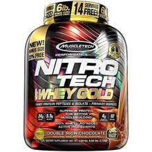 Muscletech Nitrotech Whey Gold Pure Whey Protein Whey Isolate And Whey Peptides Double Rich Chocolate 6 Pounds