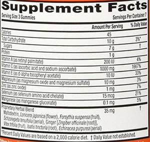 Airborne Gummies Orange 21 Ct