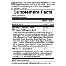 Raw D3 Supplement Vitamin Code Whole Food Vitamin D3 5000 Iu Dairy And Gluten Free Vegetarian 60 Capsules