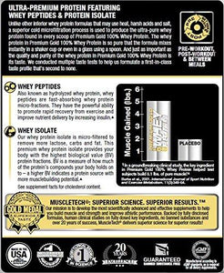 Muscletech Premium Gold Whey Protein Premium Whey Protein Powder Instantized And Ultra Clean Whey Protein Double Rich Chocolate 2.3 Pounds